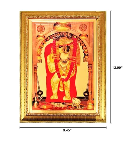 Suninow Mehndipur Balaji Photo Frame For Pooja | Hindu Bhagwan Devi Devta Photo | God Photo Frames | Wall D?Cor Photo Frame | Ph